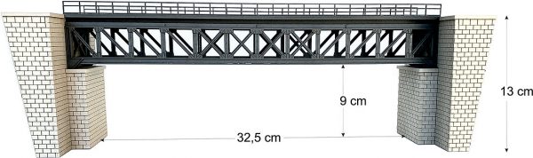 Puente Reticulado - Escala HO - Art.1760 – MiniatureWorld - Imagen 2
