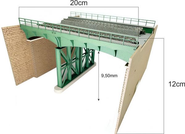 Puente Viaducto - Escala HO - Art.1780 – MiniatureWorld - Imagen 2