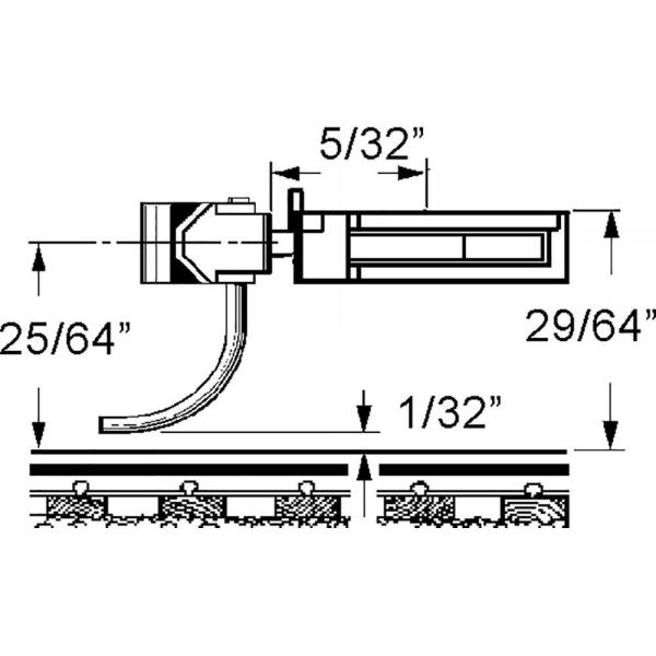 Kadee Nro 711 - H0n3 Gancho mandibula - Imagen 2