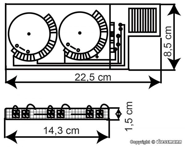 Depósito Combustible - Escala N Kibri 37467 - Imagen 3