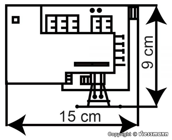 Distribuidora Combustibles - Escala N Kibri 37469 - Imagen 3