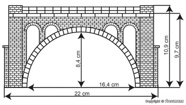 Puente Ferroviario "Maggiatal" - Escala N Kibri 37666 - Imagen 2