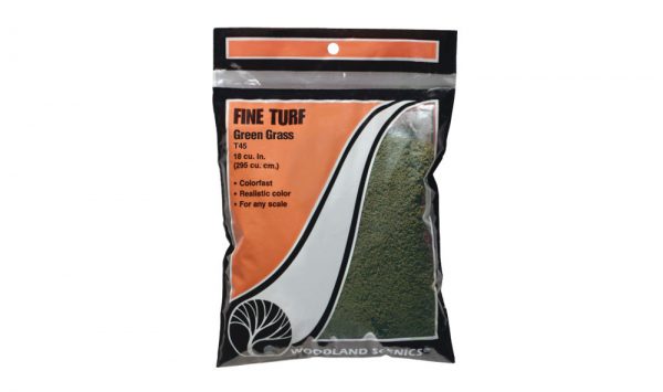 Turf fino verde - Wooldland Scenics T45