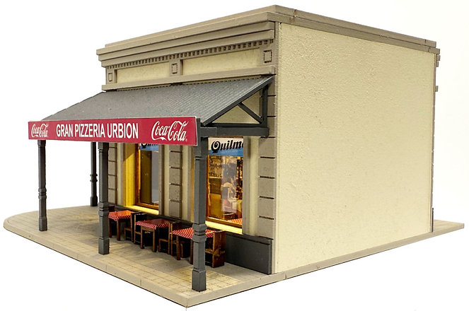 Pizzeria Urbion - Escala H0 - Art.617 Miniature World - Imagen 5