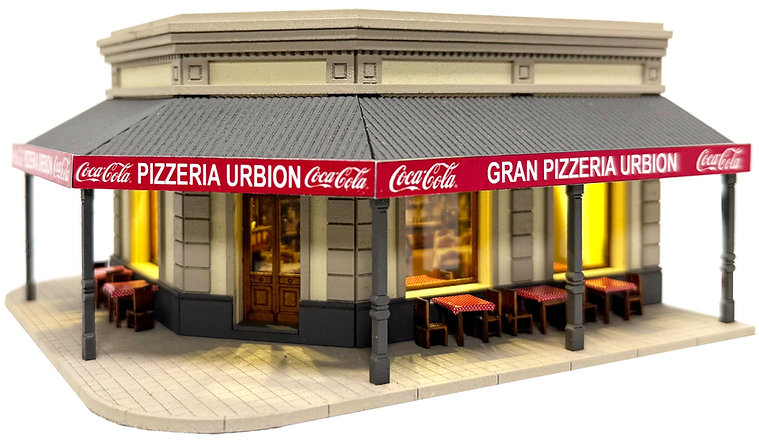 Pizzeria Urbion - Escala H0 - Art.617 Miniature World